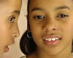 Sisters Emily and Zara